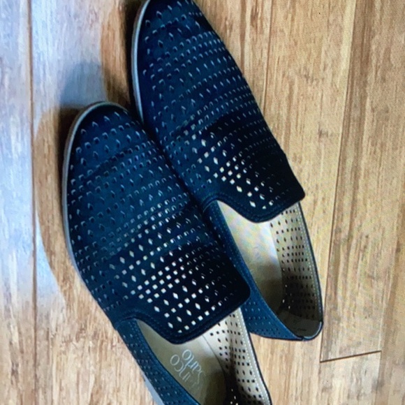 FRANCO sarto women’s black faryn slip on - Picture 2 of 5